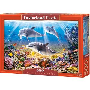 Пъзел Castorland 500 елемента делфини