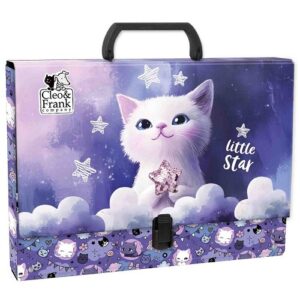 CLEO and FRANK 47 куфарче с дръжка 5 см Cat