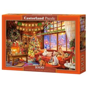 Christmas Evening With Pets