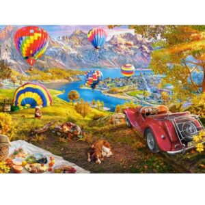Пъзел 1000 части Hot Air Balloon Valley